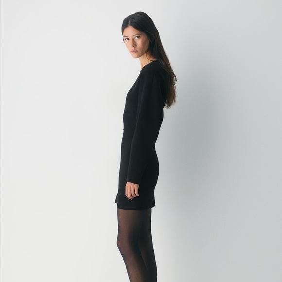 NWT Aritzia Babaton Delancey Dress in Black - Picture 3 of 10